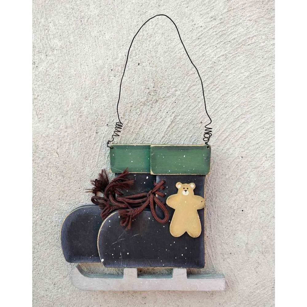 Hanging Ice Skates Wall Decor